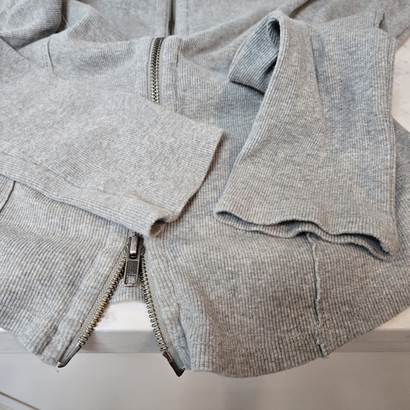 We The Free Light Gray Off-Shoulder Sweater - Picture 13 of 14